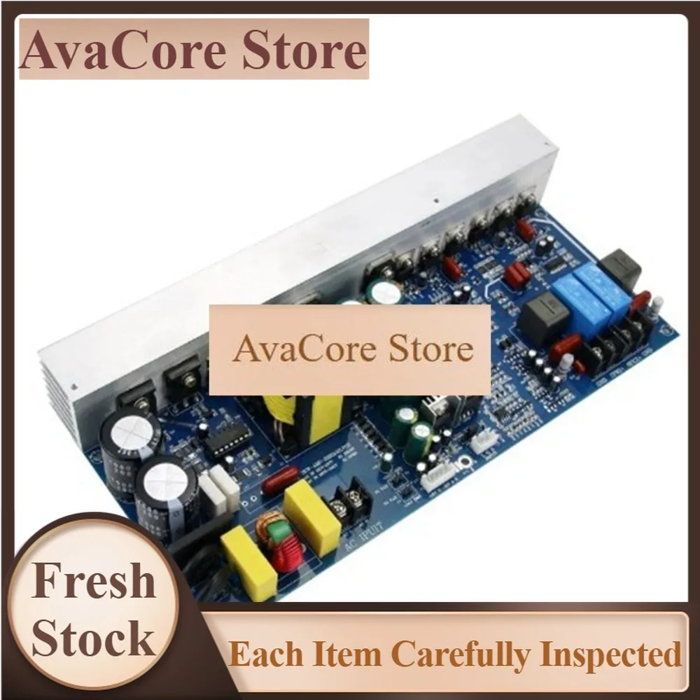 AvaCore1000W Digital Amplifier Board Stereo 2 Channel Power Amp Board 500W+500W With Switching Power Supply