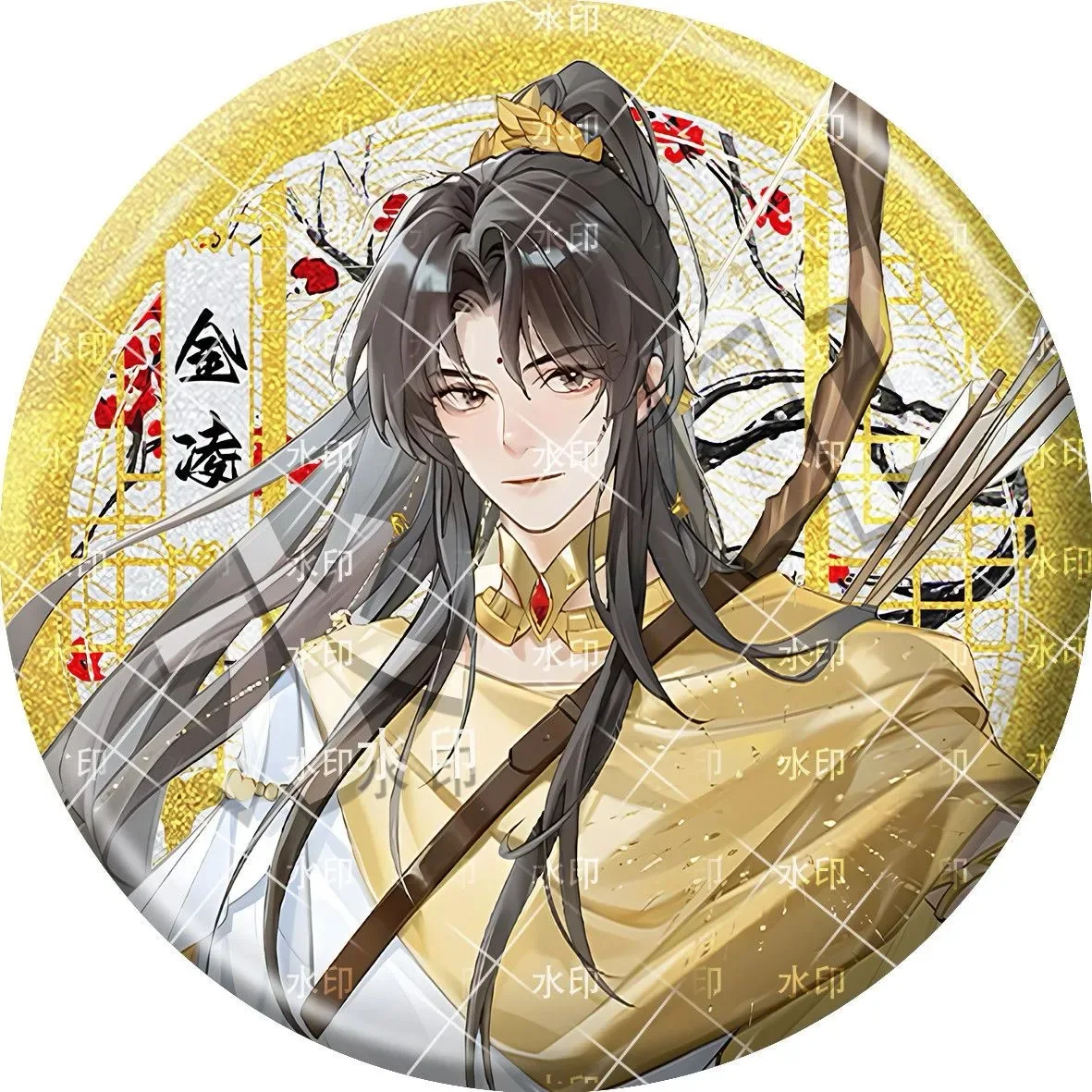 بضائع تنكرية جديدة من Master of the Demonic Way، شريط Wei Wuxian، آلة forget زرقاء، شارة ليزر، هدية للطلاب