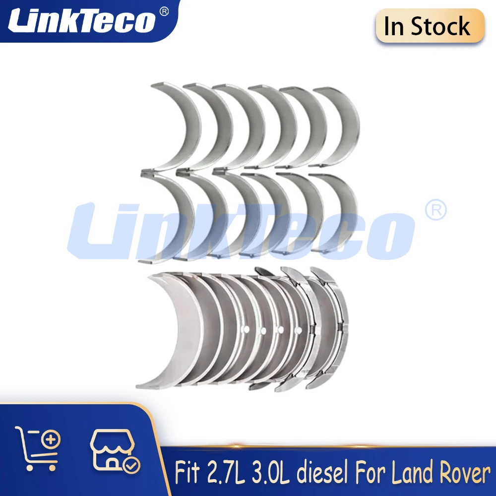 Engine Parts Crankshaft Main & con rod Bearing Set Fit 2.7 L 3.0 L diesel For Land Rover DISCOVERY RANGE ROVER SPORT 306DT 276DT