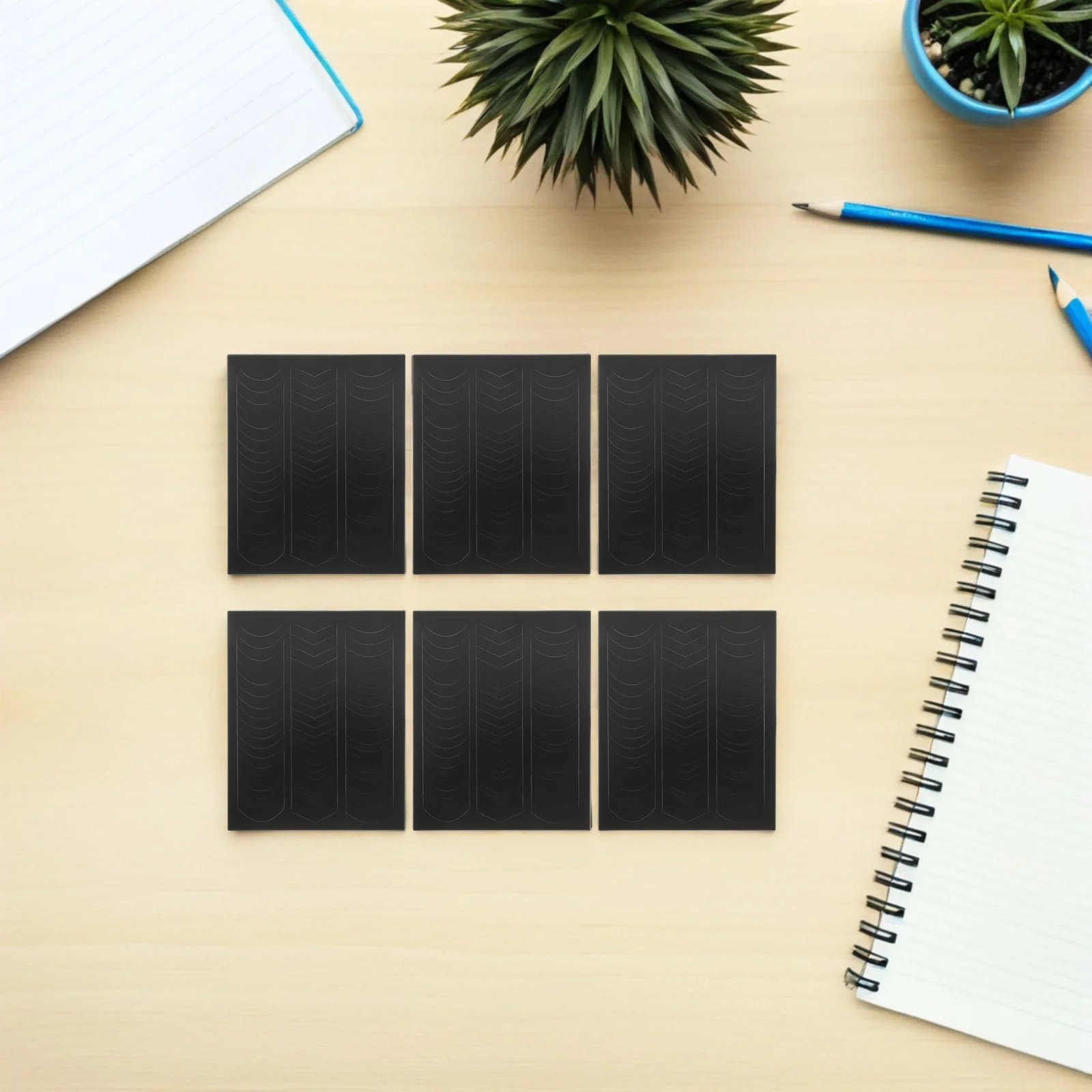 

6 Sheets French Tip Nail Stickers Mix and Match Designs Versatile Style Options for Trendy Nail Art Manicure Manicure Stickers