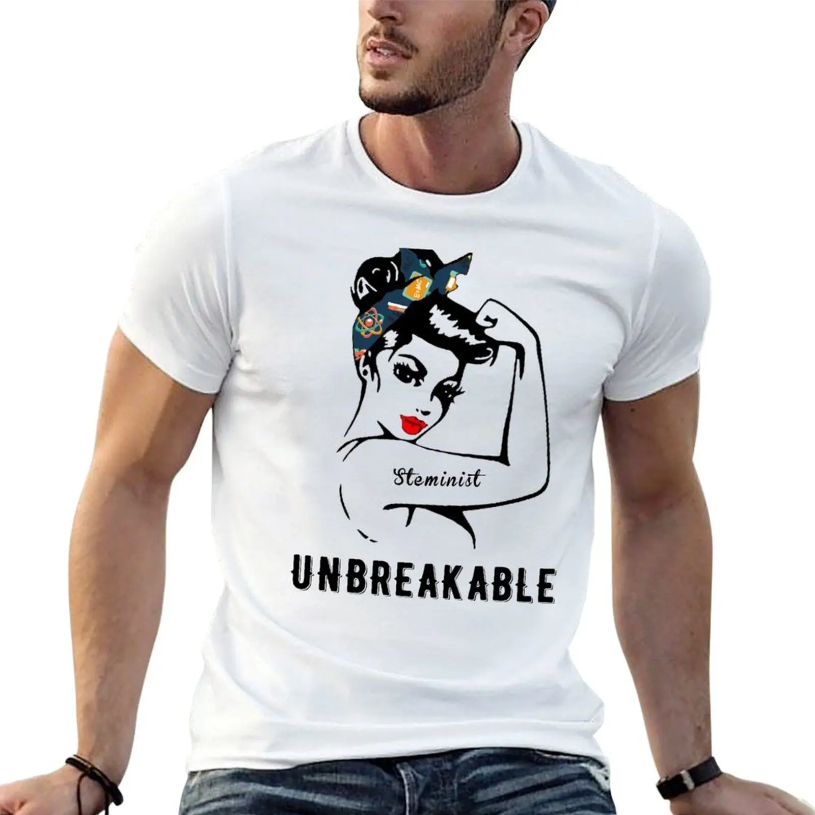 

Cool Science T Shirt Gift Steminist Unbreakable for Women Men Sciene Lovers T-Shirt man t shirts graphic T-Shirt