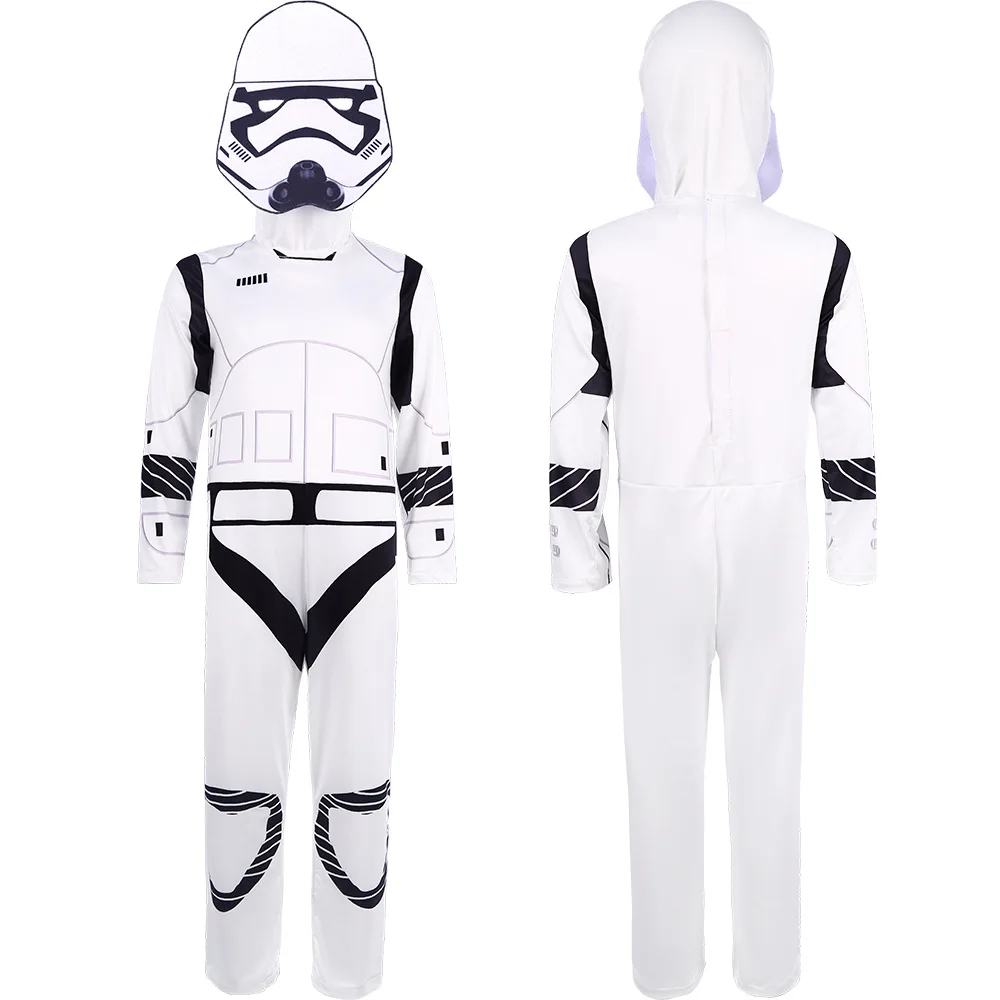 

Movie Star Hero Cosplay Costume Full Set White Jumpsuits Uniform Suit for Kids Outfit Halloween Carnival Party Clothes Roleplay