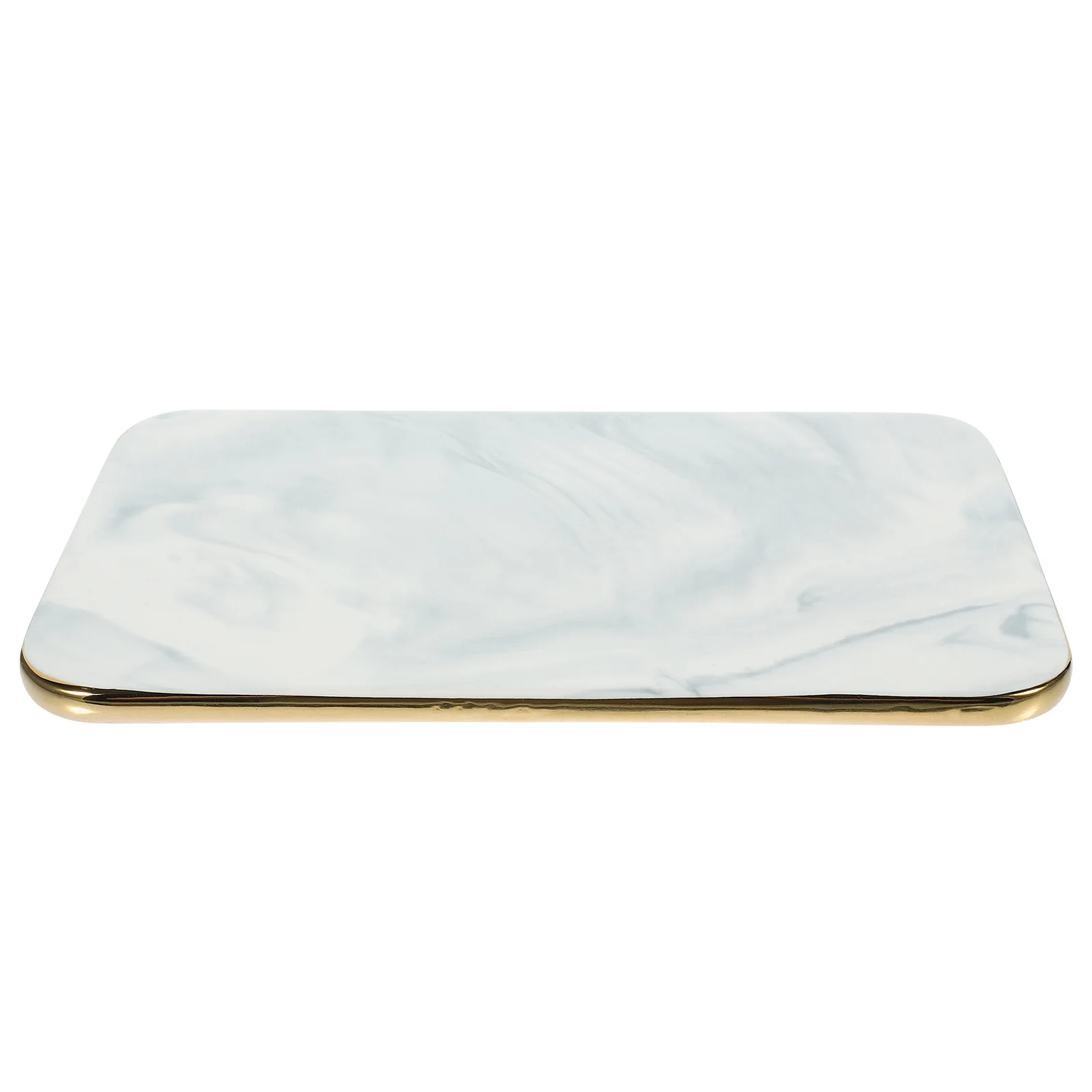 

Marbling Cutting Board Marble Tray Kitchen Supply Multi-Function Cutting Board Fruit Meat Serving Tray Household