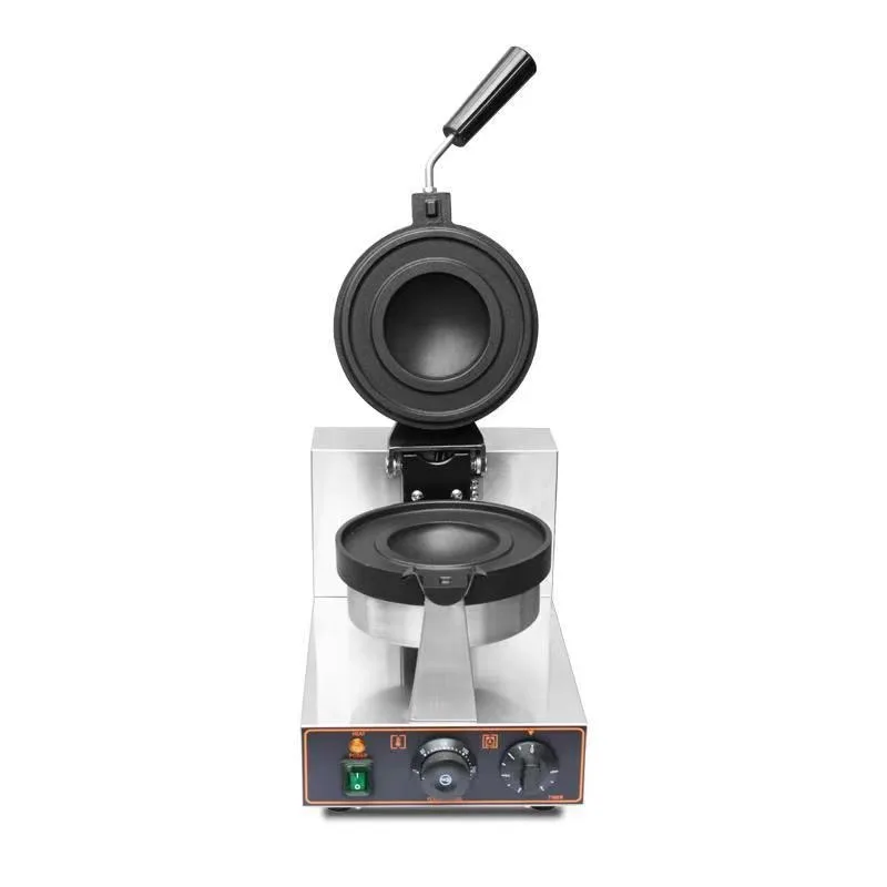 Single Head Rotating Ice Cream Burger Machine Stainless Steel Electric Baking Machine