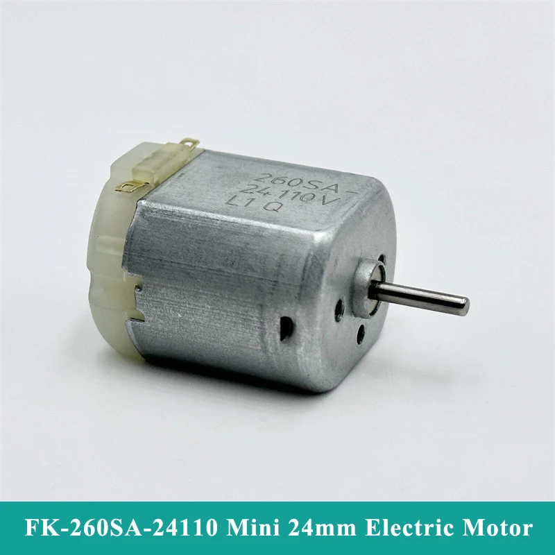 

FK-260SA-24110 Mini Flat Motor DC3.7V-7.2V Carbon Brush Strong Magnetic Motor For DIY Hobby Toy Model Electric Shaver/Clipper