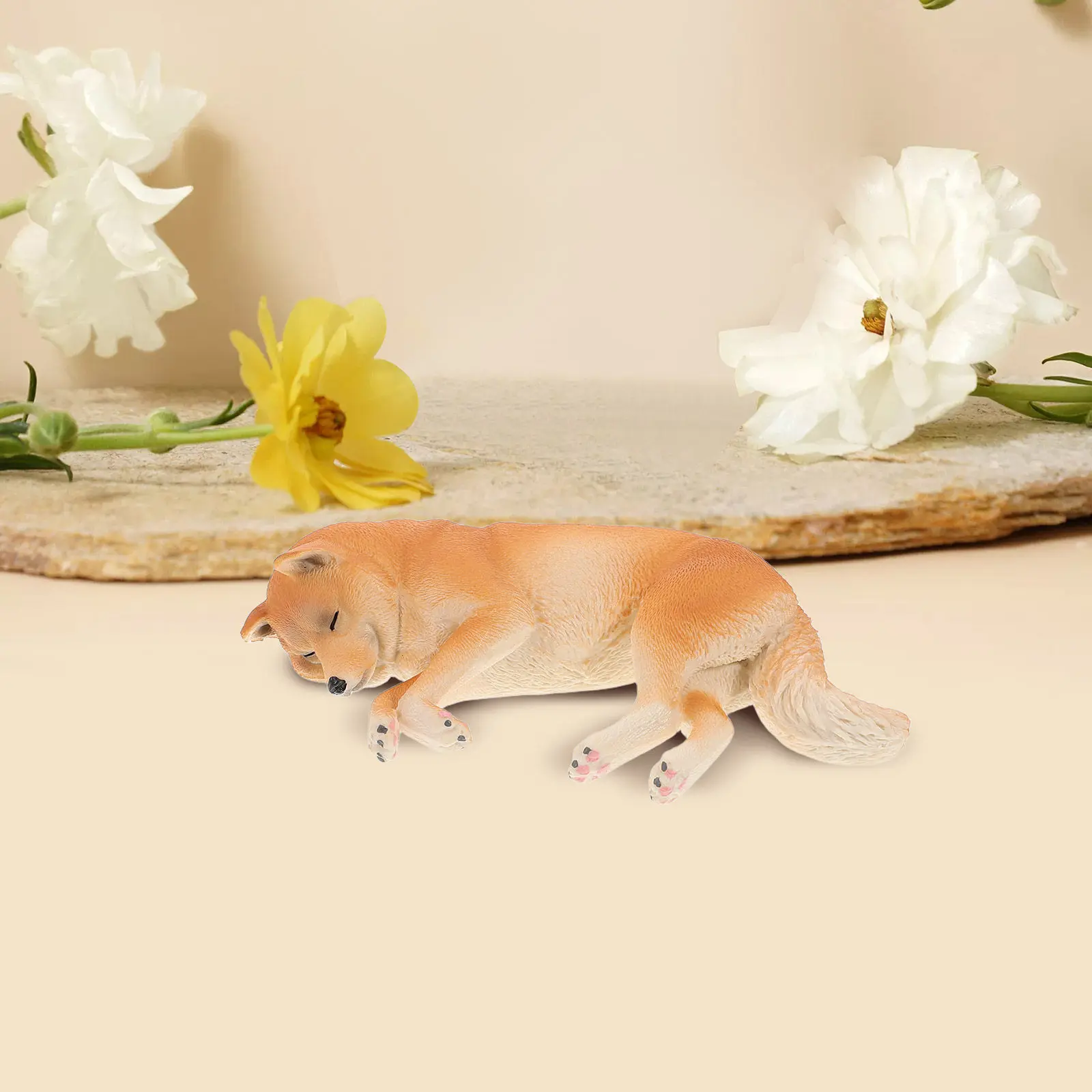 Plastic Simulation Animal Decoration Realistic Puppy Simulation Learning Ornament Dog Model