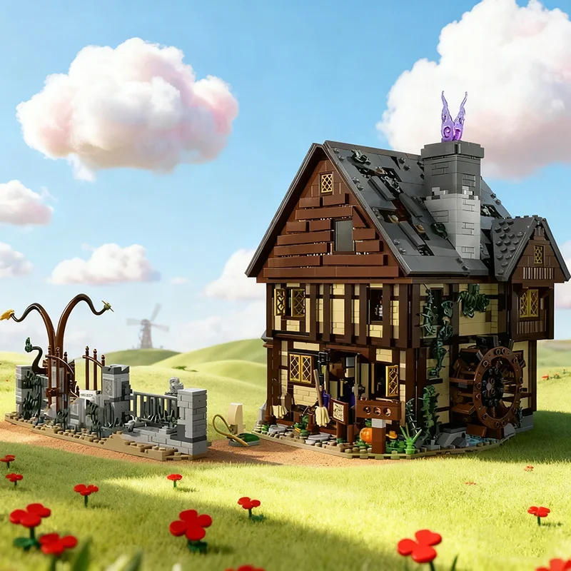 

Ideas Hocus Pocused The Sanderson Sisters Cottage Building Blocks Halloween Bricks Toys For Kids Christmas Gifts