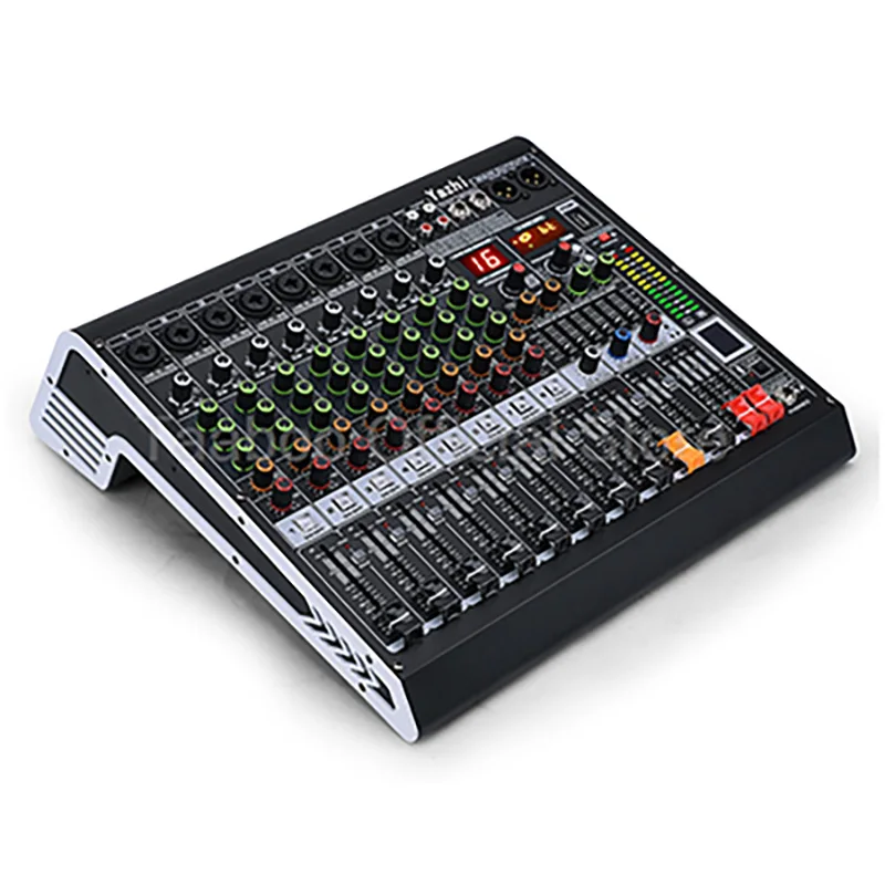 

4/6/8/12 Channel Audio Mixer 5.0 Bluetooth 48V Phantom Power DSP Mixing Console 7 Band EQ Sound Box XLR/USB/TRS For DJ Karaoke
