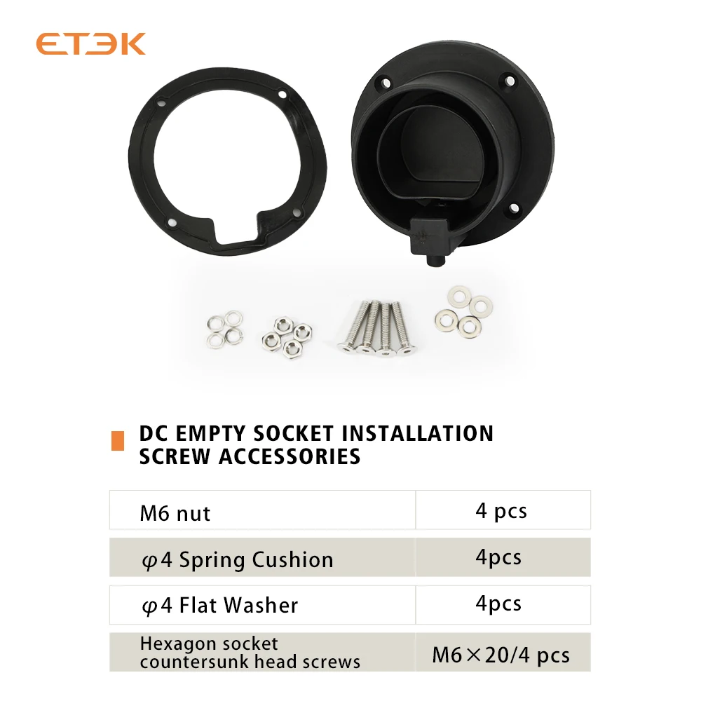 Supporto per spina per caricabatterie ETEC EV per presa per staffa di montaggio a parete per caricabatterie per auto elettrica Standard da 2 GB-T