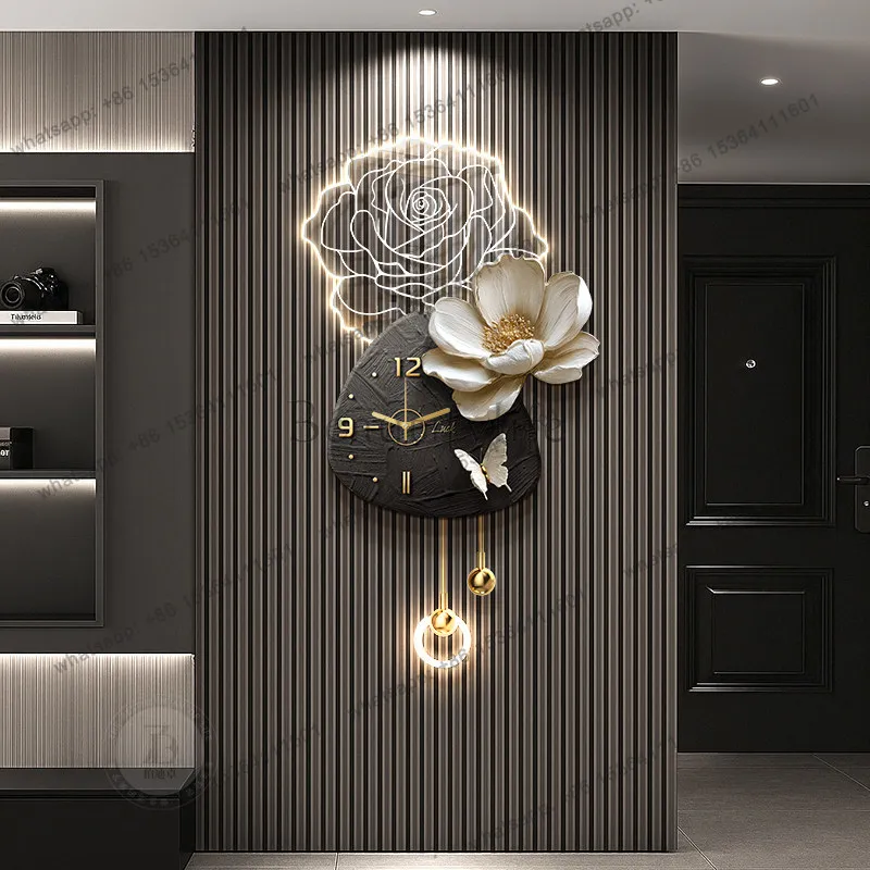 Best Sellers Nordic Fashion Wall Watch Living Room Aesthetic Design Creative Xenomorph Clock Wall Silent Digital Reloj Pared Hom