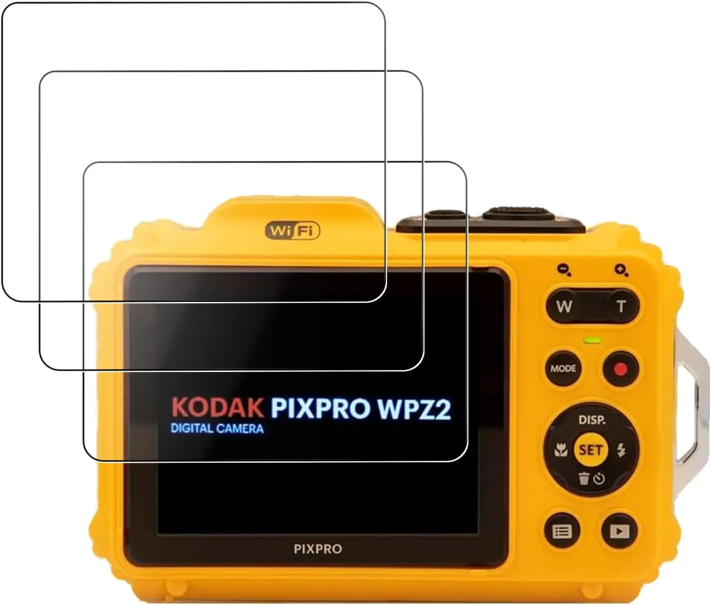 

2-3PCS Tempered Glass Protector Guard for KODAK PIXPRO WPZ2 2.7" Camera LCD Screen Cover Protective Film
