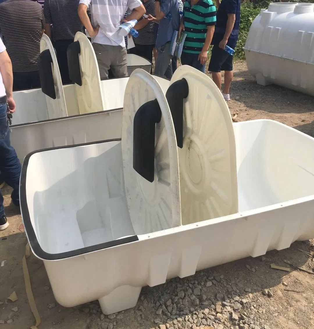 GRP SMC Modularer Septic-Tank mit drei Kammern zur Toilettenabfallbehandlung