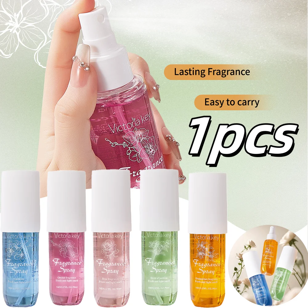 1pcs 90ml Alcohol Free Fragrance Spray Fragrance Of Flowers Scented Air Freshener Apply To Clothing Home Long-Lasting Deodoran