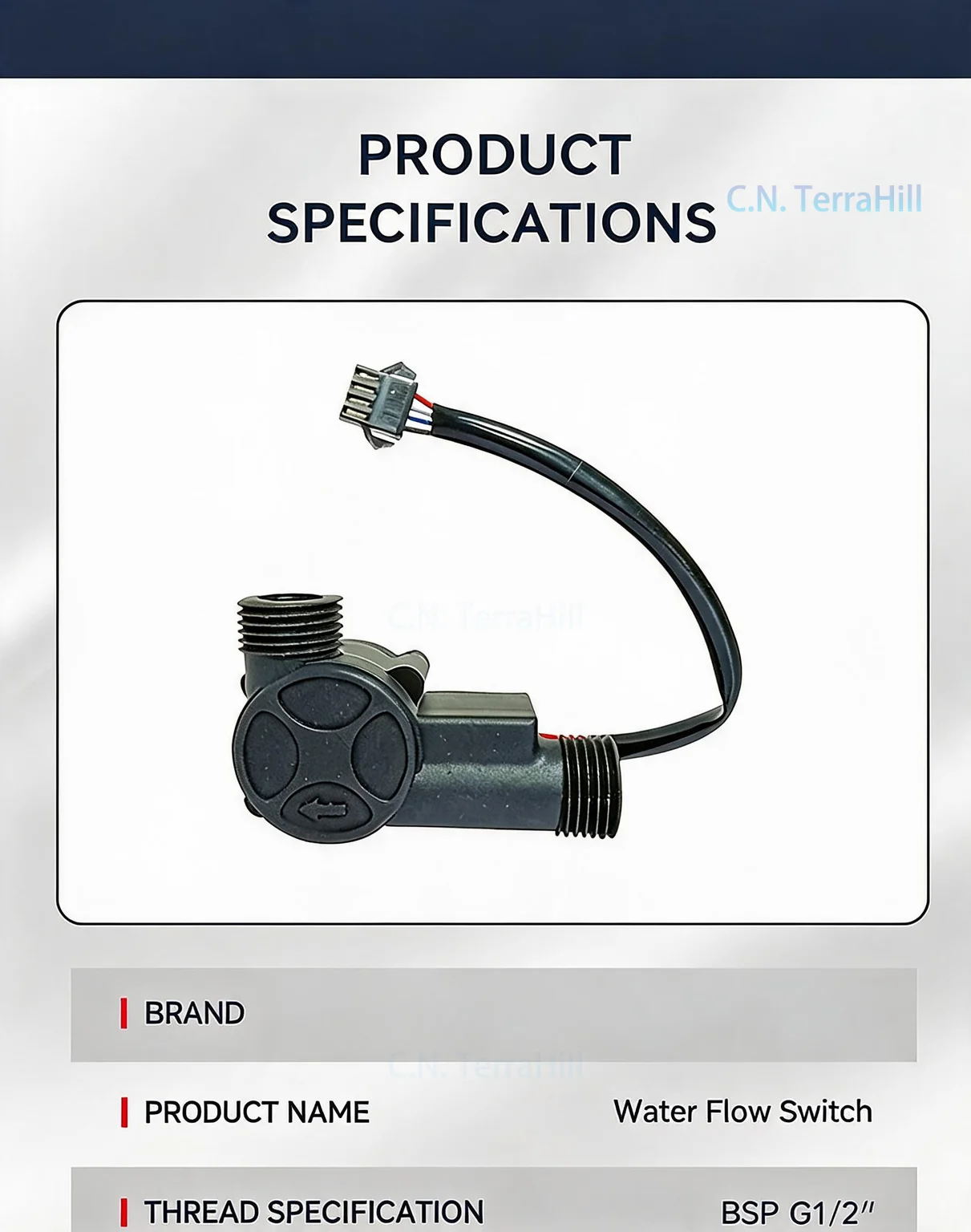 Water Flow Sensor Switch for Gas Water Heater Wall Hung Boiler Replacement Part
