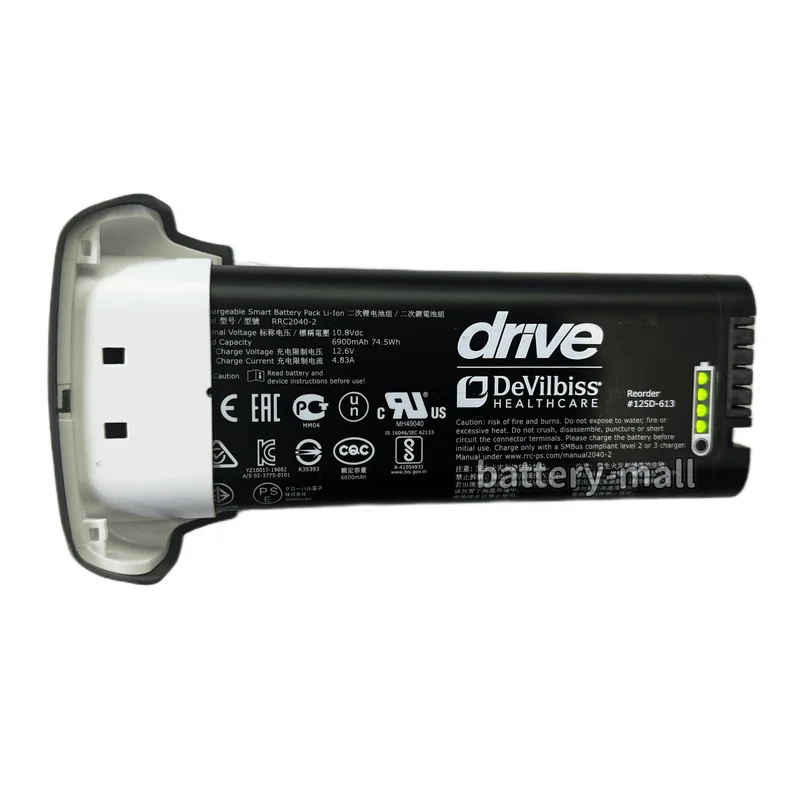Authentic 6900mAh RRC2040-2 Battery Applicable Olympus Epoch 650 Flaw Detector Industrial
