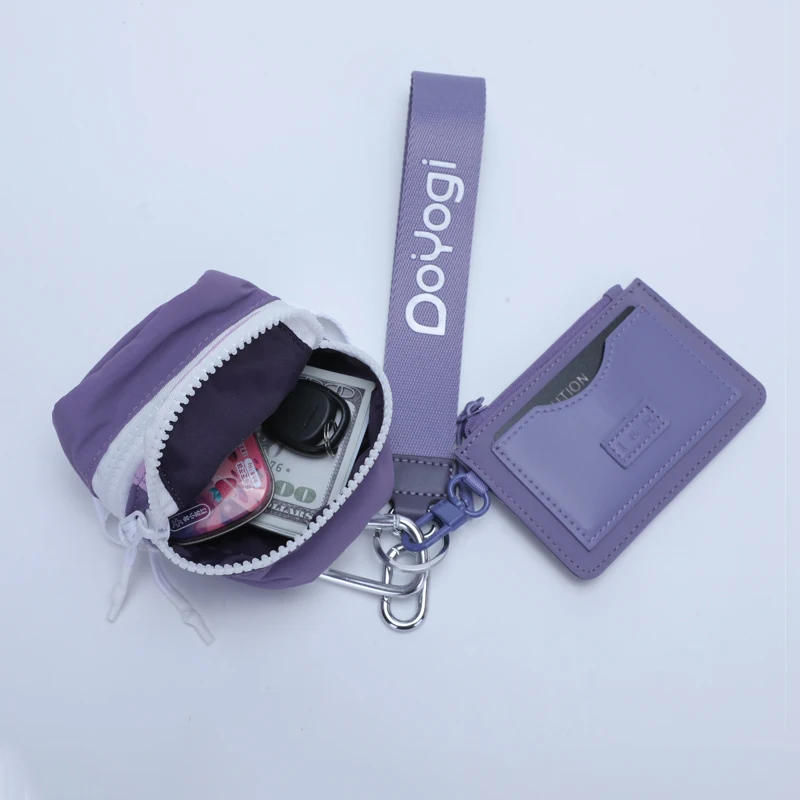 DOYOGI Mini Zero Wallet Key Earphone Creative Mountaineering Backpack Zipper Coin Purse Women Wallet Decoration Cute Storage Bag