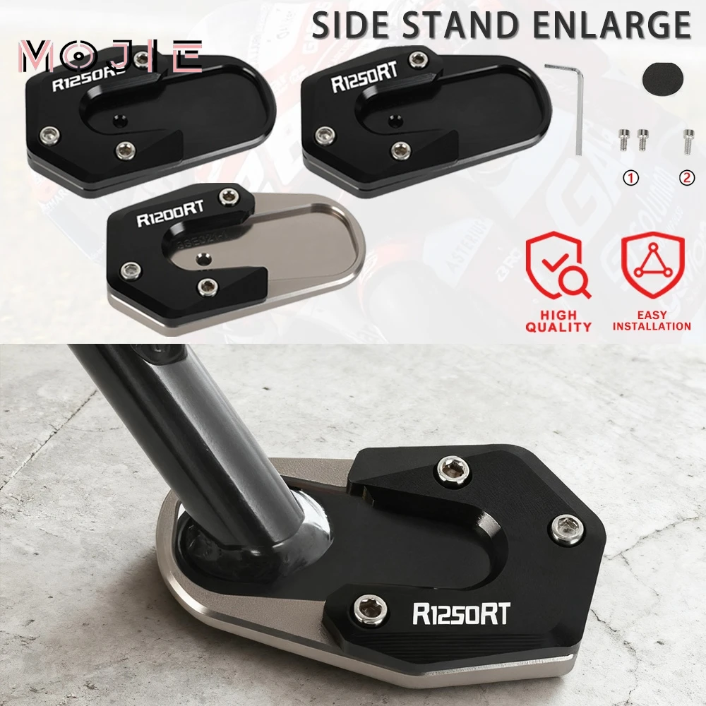 

R1250RT Motorcycle Foot Side Stand Enlarger Plate Pad For BMW R1250RS R 1250 R1250 RS RT 1250RS 1250RT 2019 2020 2021 2022 2023