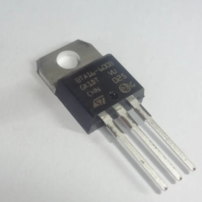 10pcs-50pcs BTA16-600B BTA16-600BRG TO220 Triac Chip 600V 16A New Original