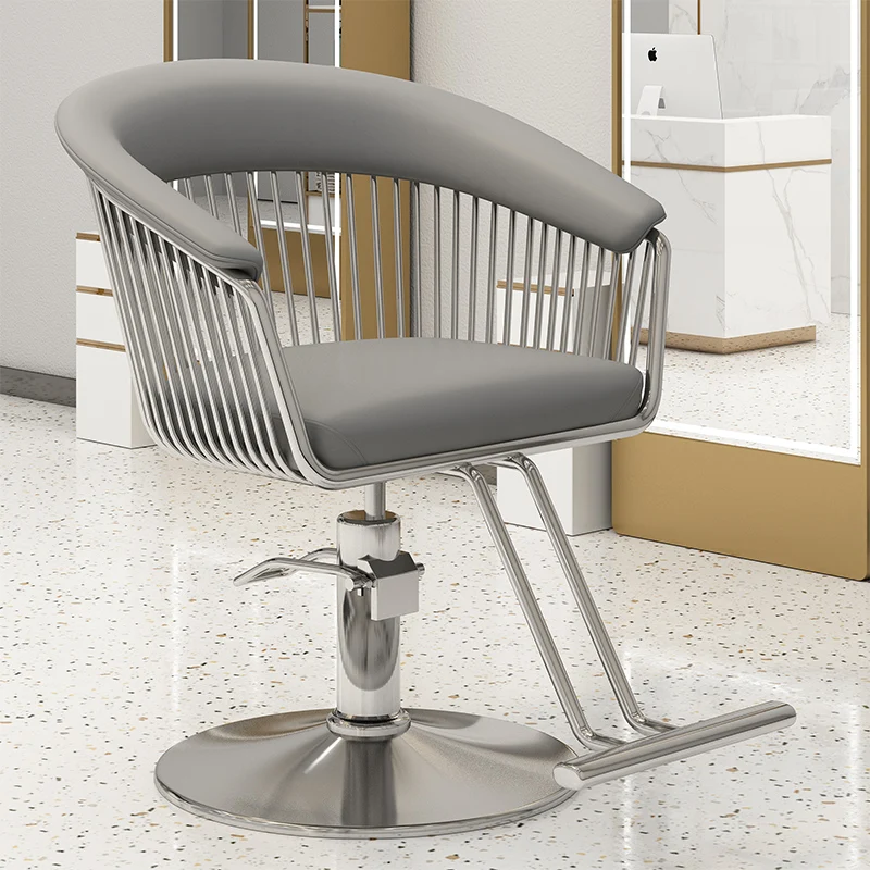 Barber Shop Chair Hair Salon Professional Hairdressing Furniture Cosmetic Stool Wheel Armchairs Beauty Manicurist Chairs Saloon