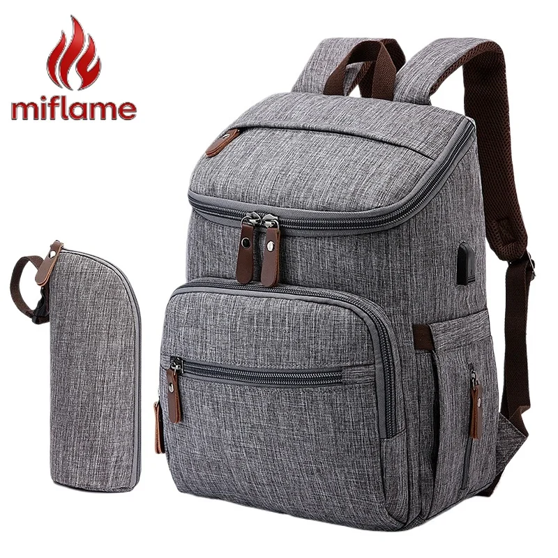 

Multifunctional Diaper Bag Backpack Large Capacity with Detachable Pouch for Baby Travel Fashion Casual