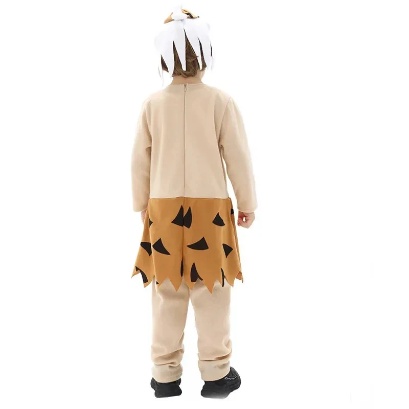 Nuevo Disfraz de Halloween 2026 para Niños y Niñas, Disfraz de Flintstone, Disfraz de Pebble Rosa, ZanCos