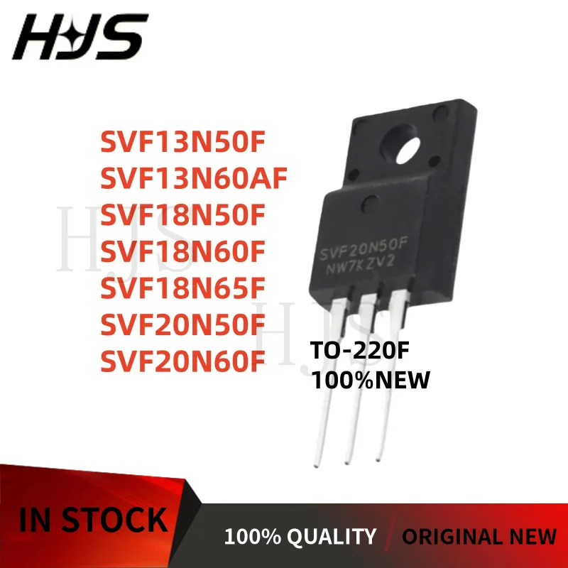 10PCS New SVF20N50F SVF20N60F SVF18N65F SVF18N60F SVF18N50F SVF13N60AF SVF13N50F TO-220F High-quality