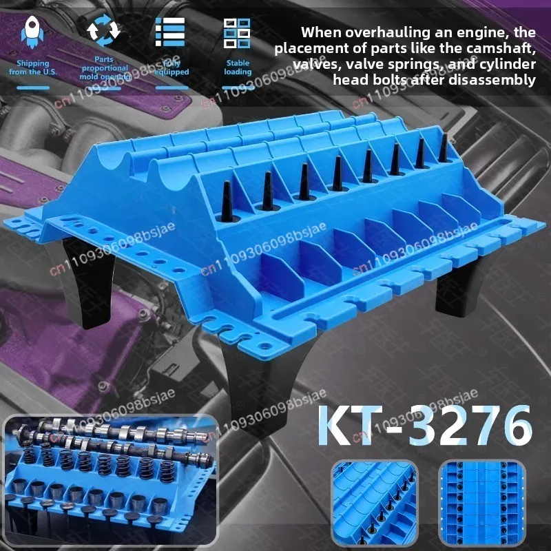 Automobile Engine Parts Placement Tool Engine Cylinder Head Assembly Organizer Valve Standing  Rack