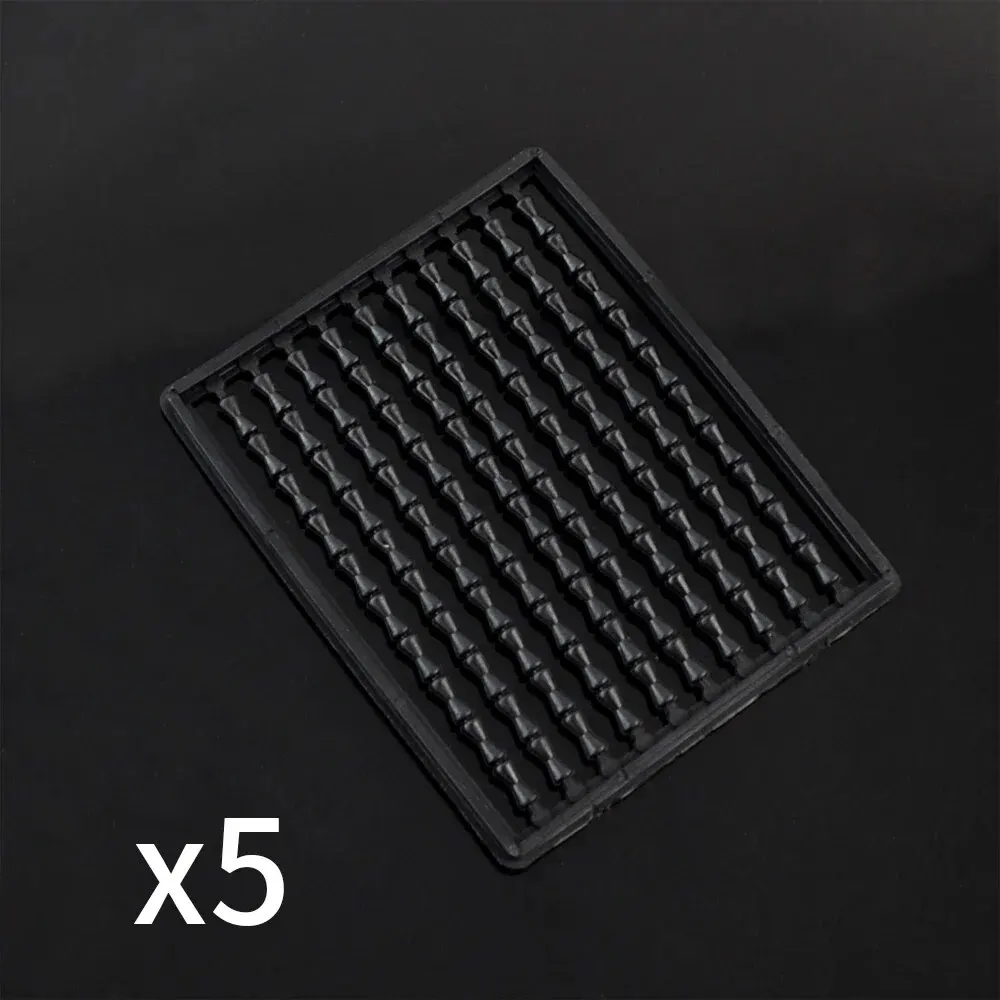 Hirisi 5pcs Karpervissen Boilie Aas Stopper Boilie Dumbell Haar Stopt Visgerei Accessoires AH162