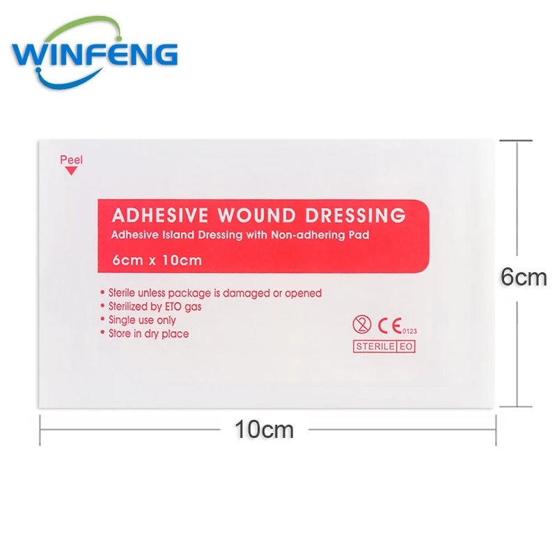 5/10/20Pcs Large Size Hypoallergenic Non-woven Medical Adhesive Plaster Wound Dressing Band-Aids First Aid Bandage 10*6cm