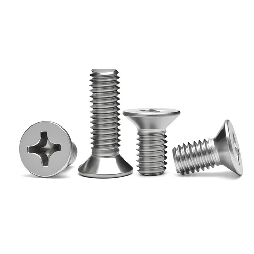 GB819 304 Acero inoxidable A2-70 Cruz Phillips tornillo de cabeza avellanada plana M1.6 M2 M2.5 M3 M3.5 M4 M5 M6 M8 M10 tornillo