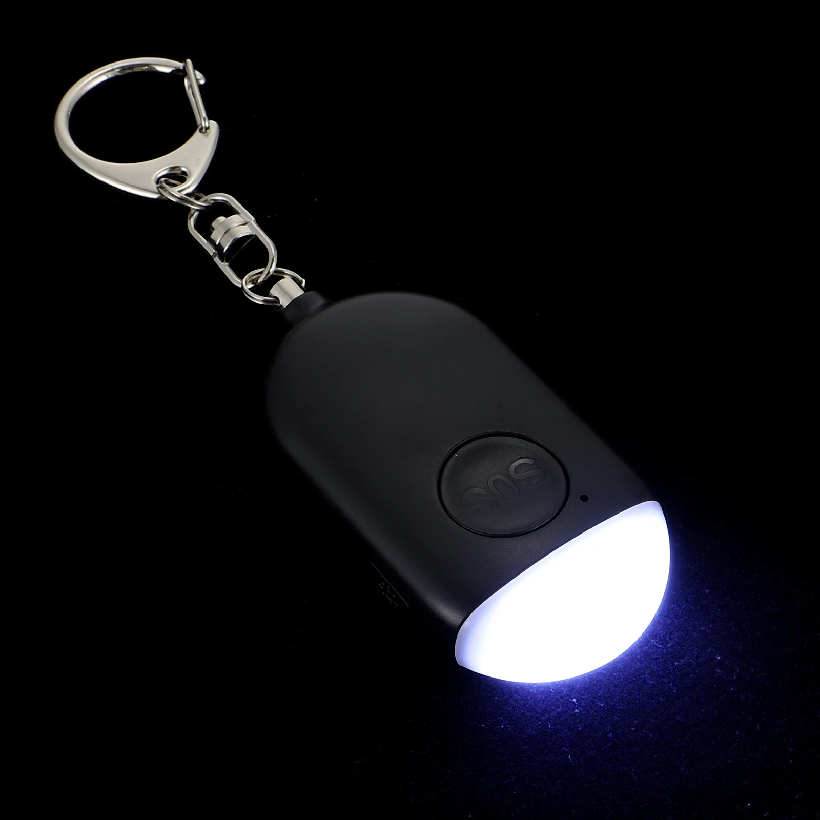 

Anti Wolf Alarm Rechargeable Personal Keychain Mini Wallet for Woman Flashlights Women Outdoor Portable