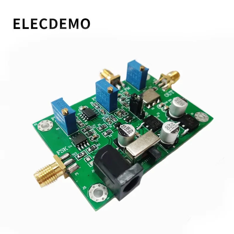 FM modulation โมดูลบอร์ด 2FSK เสียงการมอดูเลตสัญญาณอินพุต 50 M-160 M ปรับได้
