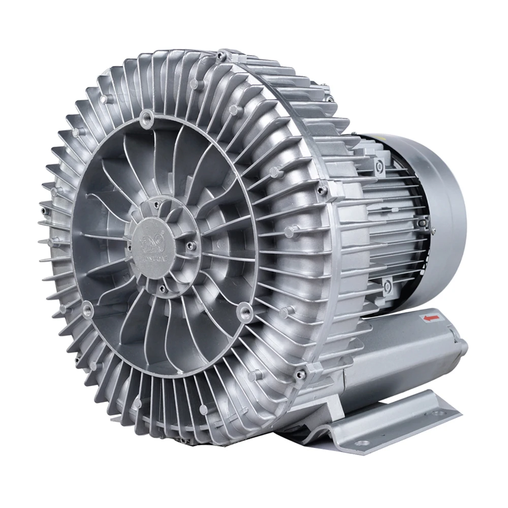 

Hot Sale 5.5kw 6.3kw Industrial Three Phase High Pressure Ring Side Channel Blower