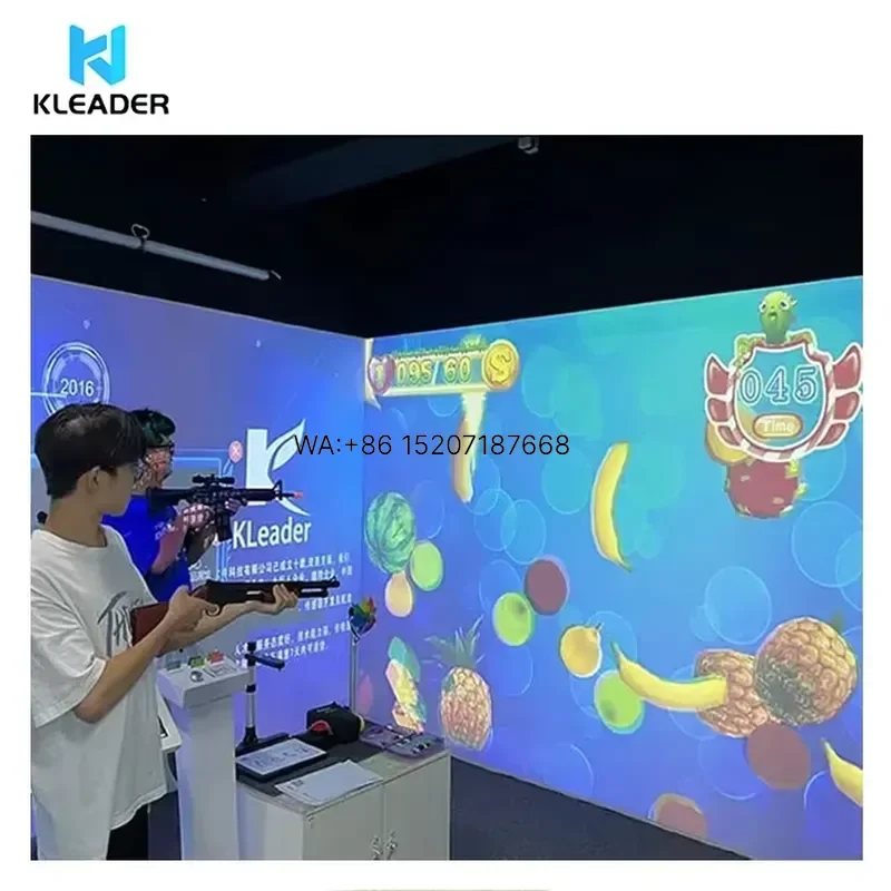 Wmwmnu for Projector Electronics Shooting Games Arcade VR Virtual Interactive Projection Simulator With Infrared