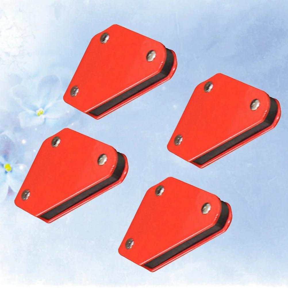 4pcs Professional Mini Magnetic Welding Holder Strength Triangle Shape for Multiple Angles for Welding Soldering and Assembly