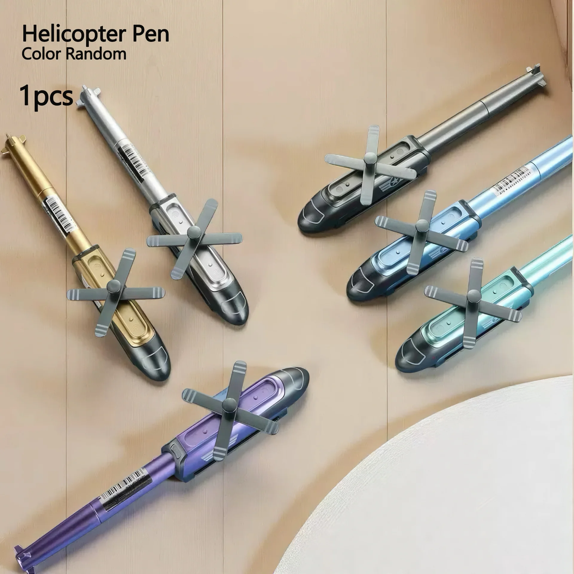 1-teiliger Modellstift: Signierstift im Autoraketen-/Kampfflugjet-/Hubschrauber-Design, Kugelschreiber, Stressabbau-Stift, simulierter Modelstift – Detail 1