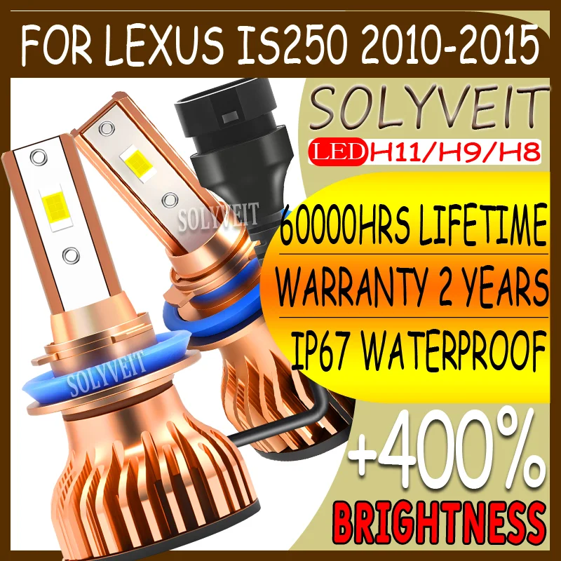 

Ensures Clear Vision in Misty Weather Silent Operation Long-Term Use LED Low Beam For Lexus IS250 2010 2011 2012 2013 2014 2015