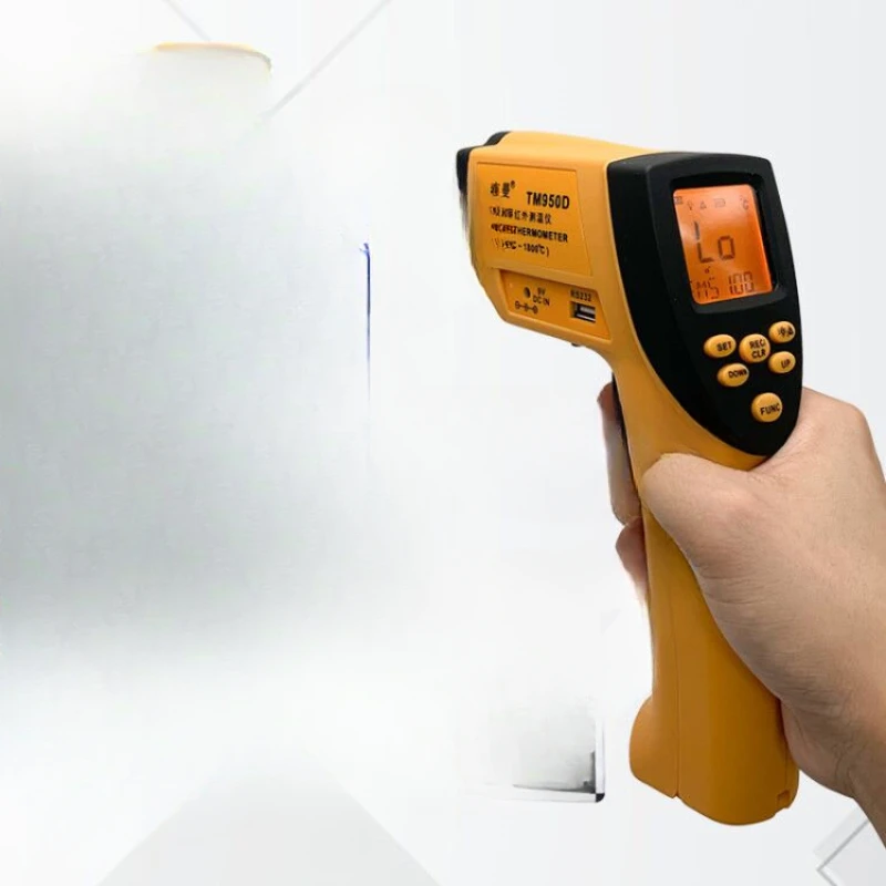 Tekmann TM990D high-precision molten steel/molten iron/molten copper non-contact infrared thermometer for furnace metallurgy