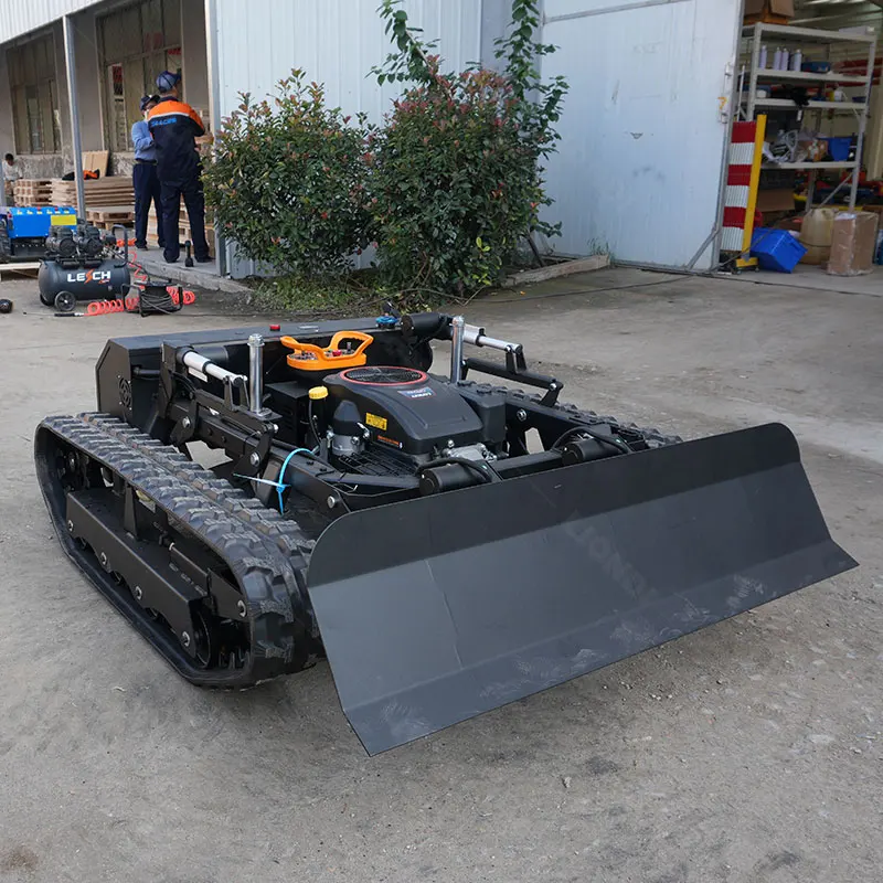 High Efficiency Crawler Mowing Machine Remote Control Lawn Mower Remote Control Robot Snow Shovel