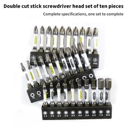 New 1/4 Screwdriver Bit Set Impact Drill Batch Head Torx Hexagonal Cross Head Magnetic Tamper Proof Screwdriver Bits