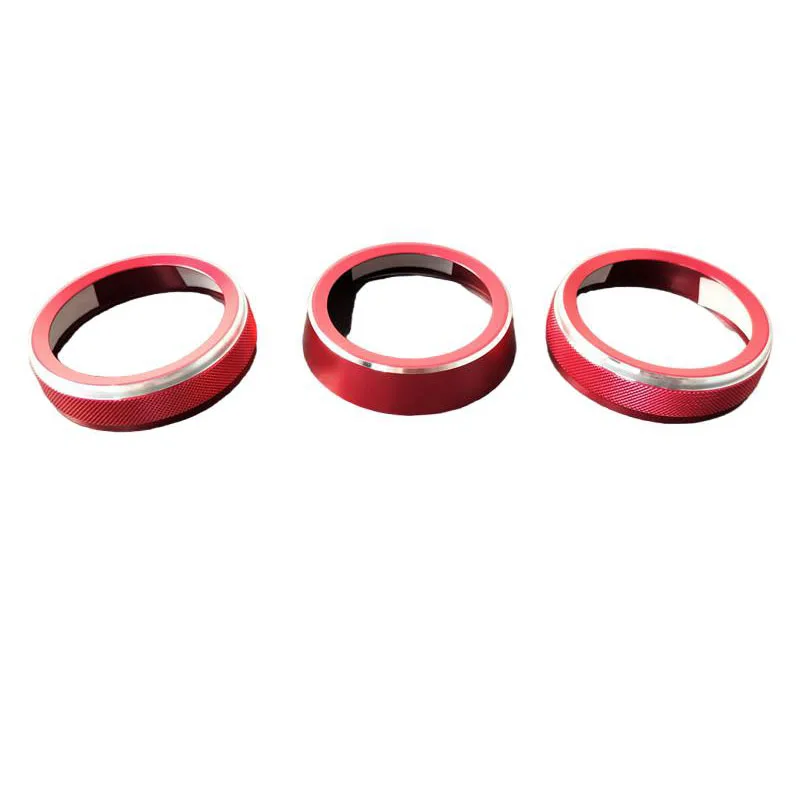 3Pcs Aluminum Alloy For 2019-2022 Suzuki jimny JB64 JB74 Central Control Air Conditioning Knob Heat Switch Button Cover