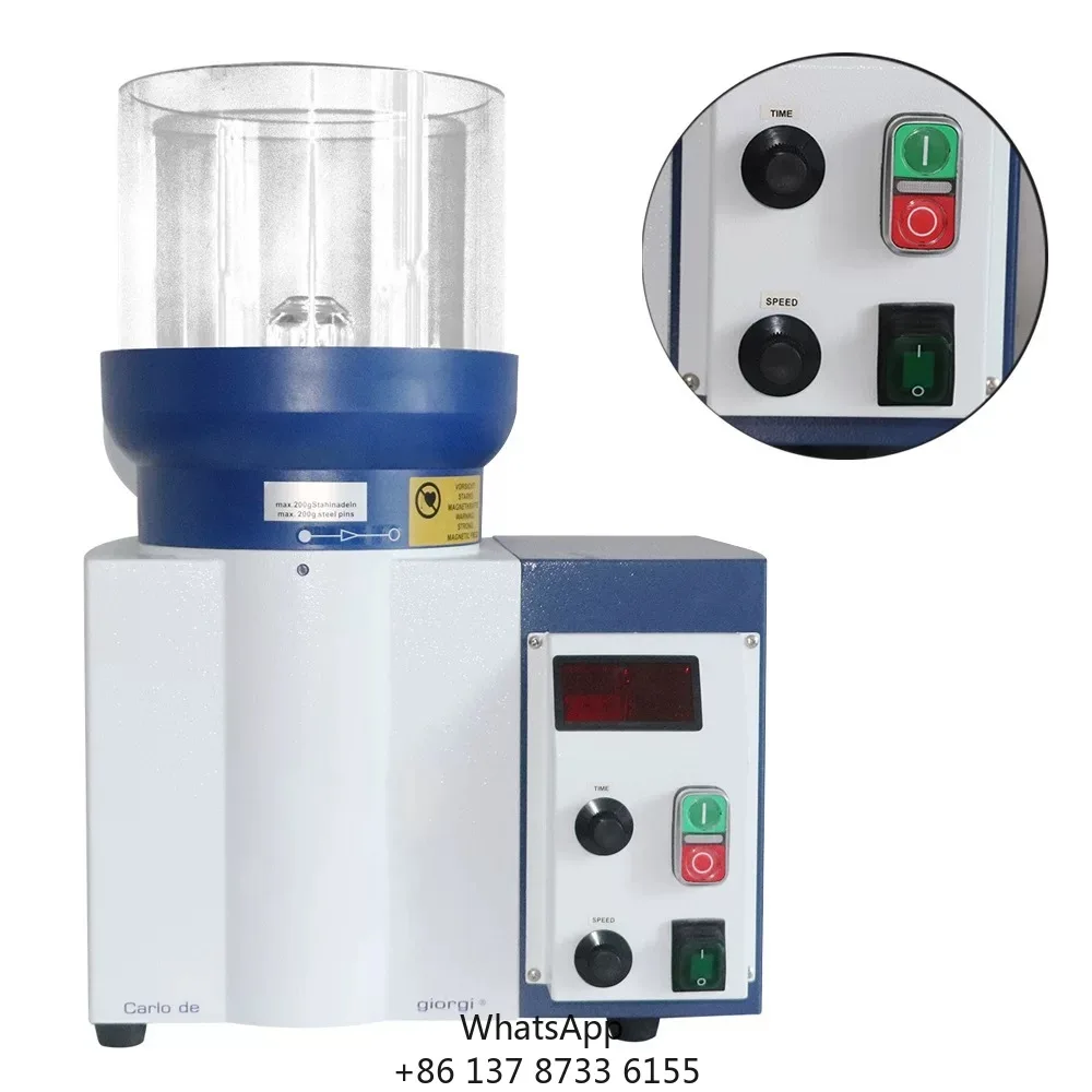 6L Diamond Rings Gold Rings Grinding Wet Dry Magnetic Centrifugal Disc Polishing Machine