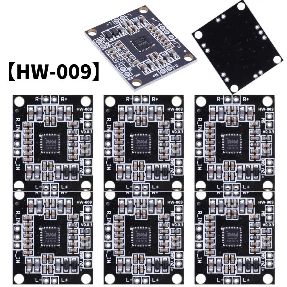 1-6pcs PAM8610 Digital Audio Amplifier Board 2x15W Voice Sound Amplifier Module Class D Two Channels