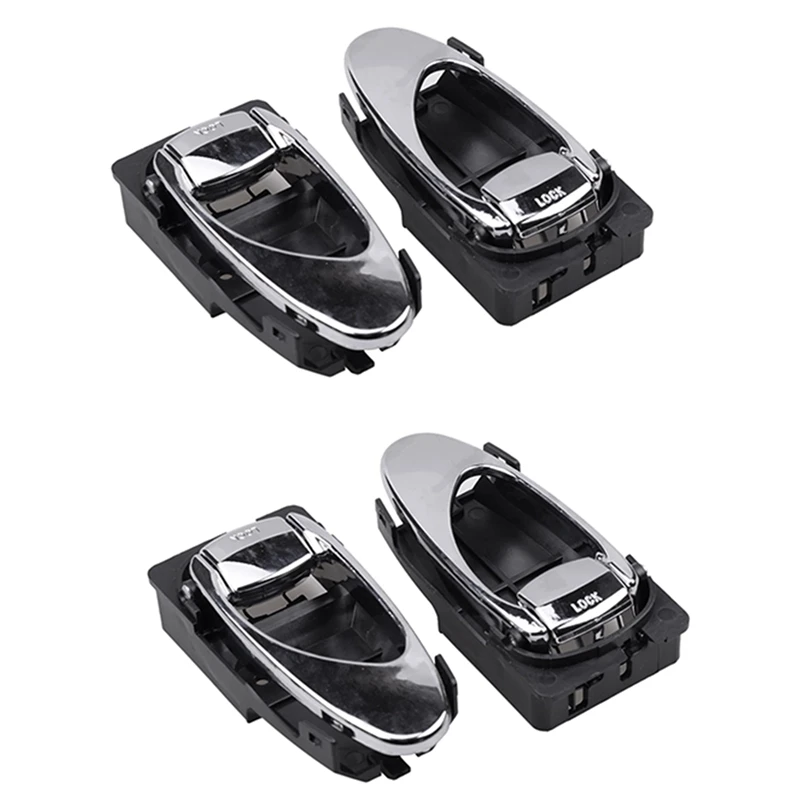 4Pcs Car Interior Door Handle For Daewoo Leganza 1997 1998 1999 2000 2001 2002 Accessories