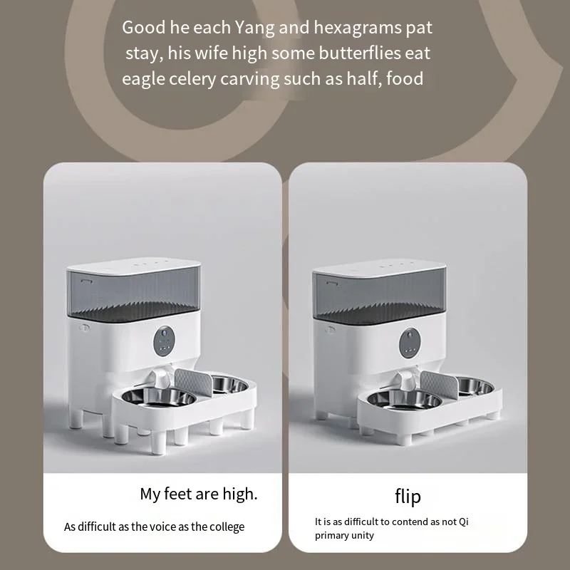 Intelligent Pet Fully Automatic Feeder for Cats and Dogs Timed and Quantitative Feeding Machine for Cat Food and Dog Food Feeder