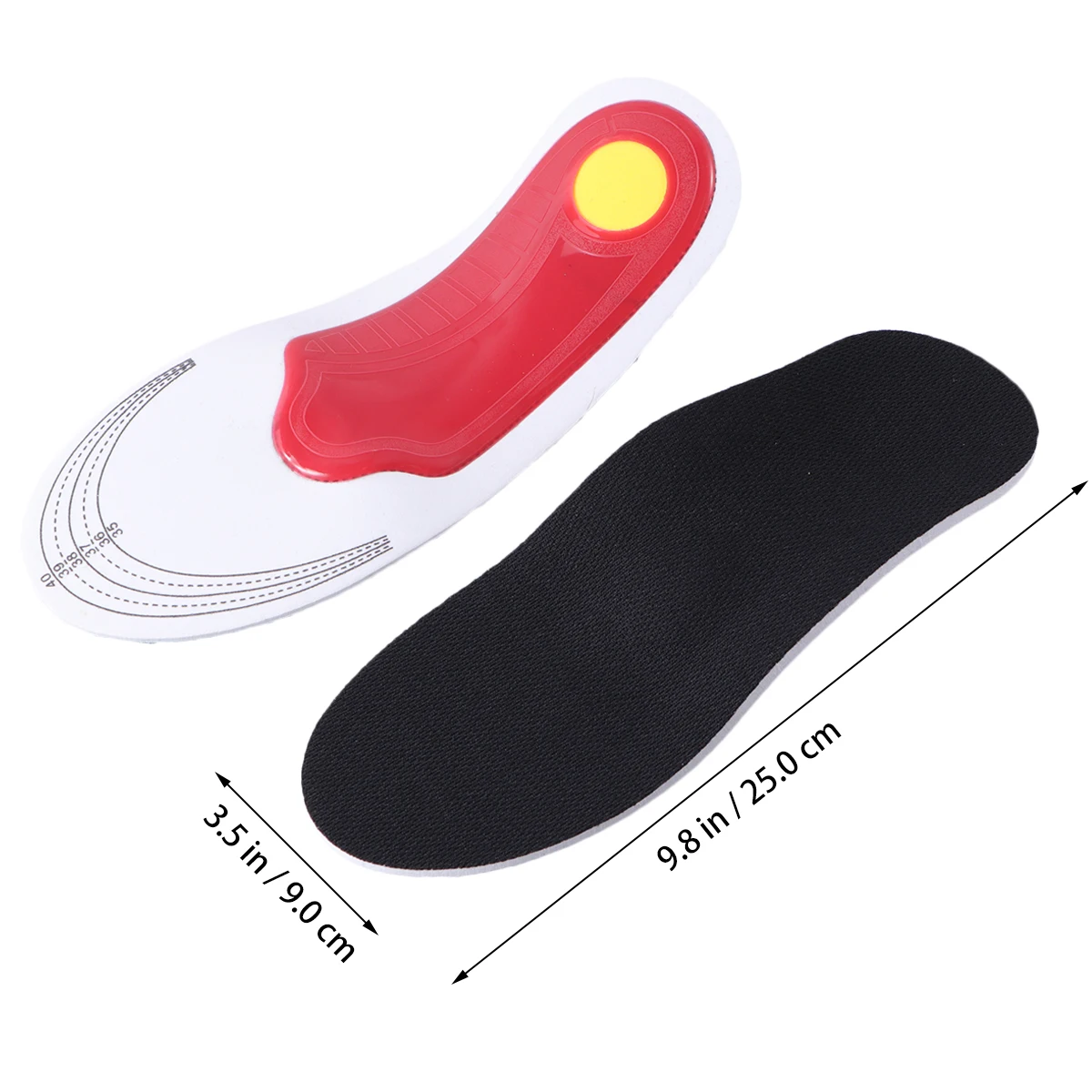 

Arch Support for Flatfoot Sports Shoe Pads Breathable Shoes Pad For Flatfoot Decompression Corrective Foot Care Tools