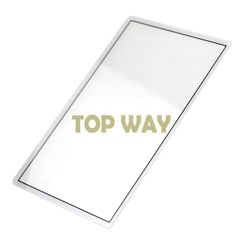 Cubierta de lente de marco de pantalla LCD frontal de plástico, 50 piezas, 3dsxl, 3dsll, nuevo, 3DS, XL, LL