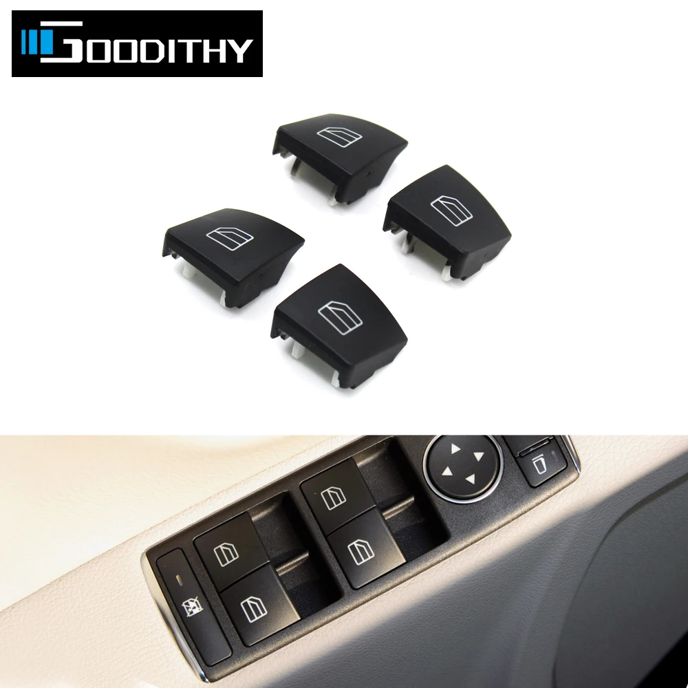 

Car Interior Electric Window Lifter Switch Button Cover Cap For Mercedes Benz A B C E GLK Class W176 W246 W204 W212 W207 X204