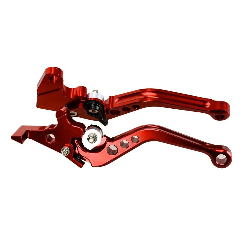 

2 пары складных тормозных ручек из алюминиевого сплава, регулируемые и простые в использовании, аксессуары для модификации мотоциклов.