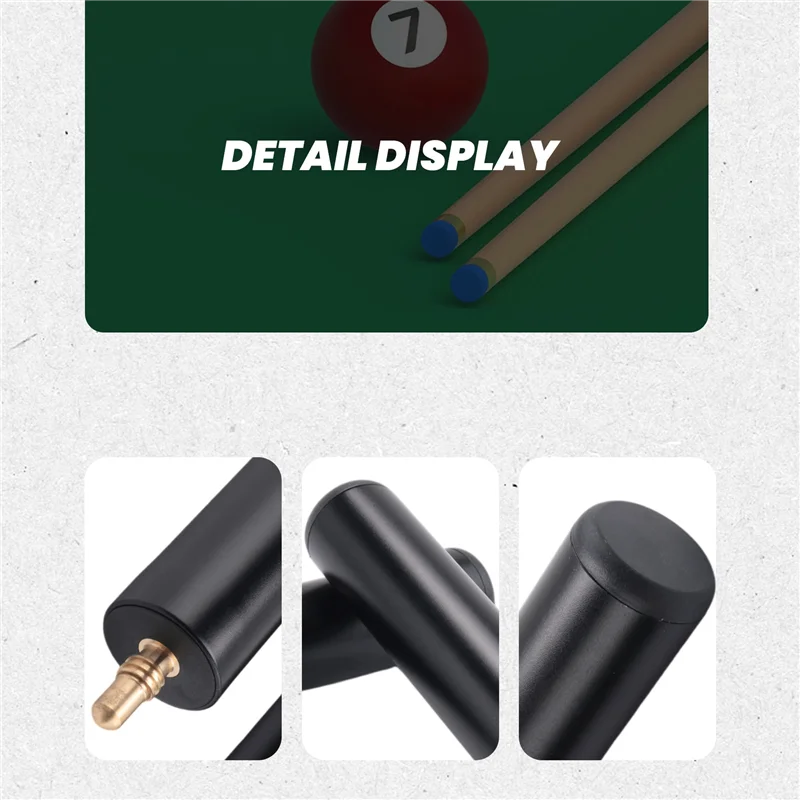 

Горячий AD-2PCS удлинитель кия 6-дюймовый удлинитель бильярдного кия для бильярдных киев черный